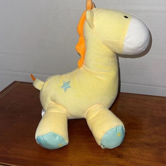 Carters Plush Musical Animated GIRAFFE Yellow wind up Baby Child of Mine - Picture 6 of 8
